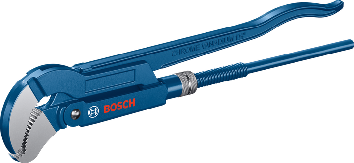 Bosch衛生級45°鉻釩鋼彎頭管鉗。